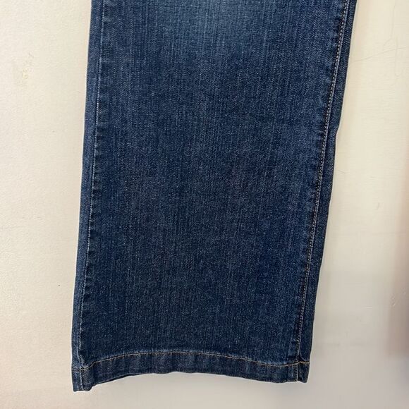 Calvin Klein skinny flare denim jeans Size 16 New - Picture 4 of 12